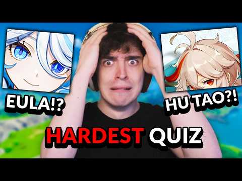 I Tried Genshin's HARDEST Zoom Quiz. It Was Rough.