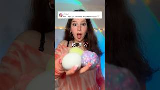 I CUT OPEN MY CRUNCHY STRESS BALLS! 😱😳😭🫧 rip satisfying squishies