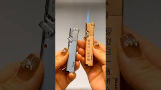 Fingertip gyro with laser lighter, "Lighter-that Boys-like" #Short 496