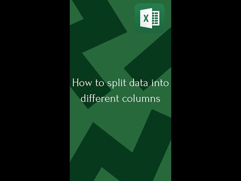 How to split data into different columns #msexcel #shorts #exceltutorial #exceltips