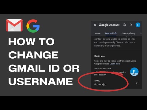 How To Change Gmail ID or Username In Mobile