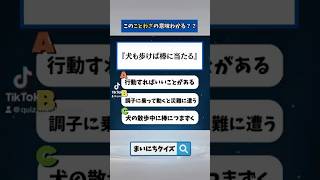 案外知らないことわざの正しい意味クイズ #クイズ #常識クイズ #日本語 #暇つぶし #豆知識 #雑学 #ことわざ #まいにちクイズ