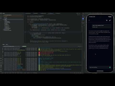 Qwen 3 1.7B tool calling on Android Pixel 9 and S22
