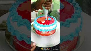 #berrycake #cake #kisscake #strawberrycake    strawberry garnish cake