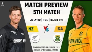 New Zealand vs South Africa 5th MatchPREDICTION | NZ vs SA Dream11 Team |WHO WILL WIN?