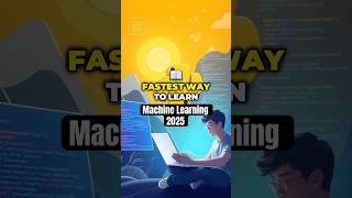 🚀 Fastest way to learn machine learning in 2025!  #ytshorts #youtubeshorts #coding #ai #ml