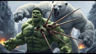 Hulk & Kong vs. Polar Bear Man & Medusa's Curse! TITANS CLASH!