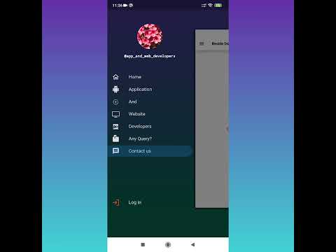 FLUTTER NAVIGATION DRAWER UI/UX DESIGNS
