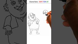 Motu Patlu drawing easy - #shorts #motu #patlu #motupatlu #motupatlucartoon #drawing #cartoon