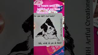 12 Hrs to go! #handmadecrafts #cricut #bookcommunity #websitelaunch