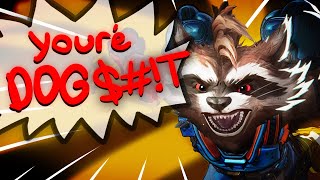 Rage Baiting The Most TOXIC Rocket Raccoon In Marvel Rivals!!!