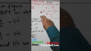 Class 10th Maths Ncert I Ex 6.2 Q 3 I #shorts