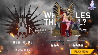 #Free fire #New gunking mode New gun king mode gameplay