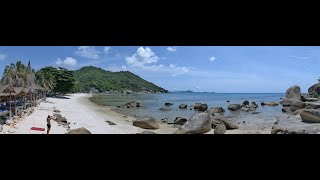 🔴 Crystal Bay Yacht Club Panoramic | Lamai | Koh Samui | Thailand | Live 24 Hour Beach Webcam | 4K