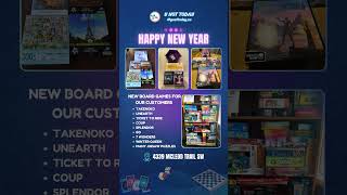 New Board games at Y Not Today  #boardgame #boardgamecafe #boardgamenight