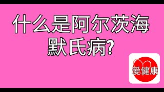 什么是阿尔茨海默氏病 ?