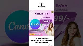 Get Canva Pro at Just ₹199 for Lifetime | Canva Pro | TechVerse