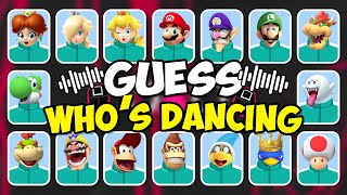 🍄 Guess Who Is Dancing? #3 💃🎶 Squid Game Season 2 Edition | Super Mario Bros Characters Dancing!