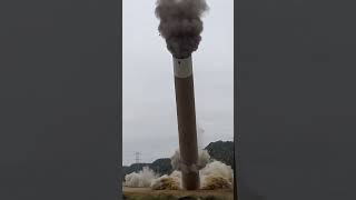 SOUND UP! | Chimney Demolition! #demolition #subscribe