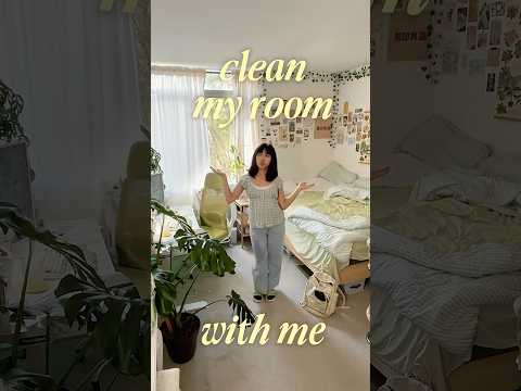 let’s deep clean my room 🧼🍃 #cleanwithme #cozyroom #shorts