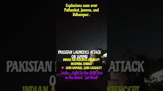 India Destroys Pakistani Drones | Jammu Attack 2025 🔥 | F-16 Down | Real Footage #indianarmy  #viral