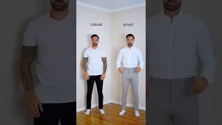 Casual VS. Smart Casual Outfit, what's your favorite? 🤔  #menswear #outfitideas