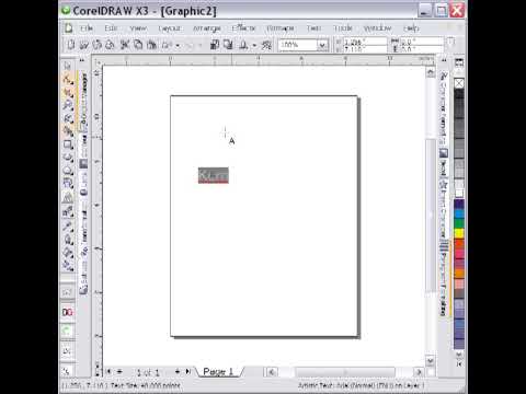 Corel Draw Invert Text and background