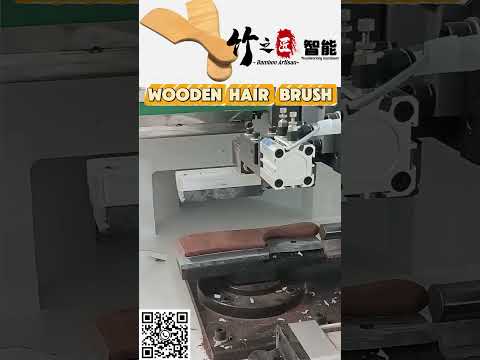 🔥CNC Router for sloped & curved surfaces Wood Combs? 🌟Smoother than handcrafting#wood #cncmachining