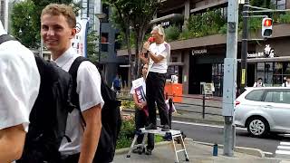 大西つねき 無所属連合 街頭演説