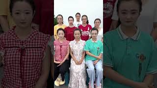 妈妈说把刘海儿梳起来，大大方方地 #憋住不准笑 #万万没想到 #快来看看 #大大方方