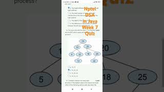 Nptel DSA Java Week 7 Assignment Answers #viralindia #viralshort