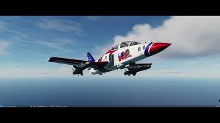 DCS-C101CC-A/G-海鷹(Sea Eagle)反艦導彈使用示範(由於本飛機未實現慣性與雷達制導，故本武器必須用任務編輯器來指定攻擊目標)