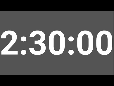 2 Hour 30 Minute Timer