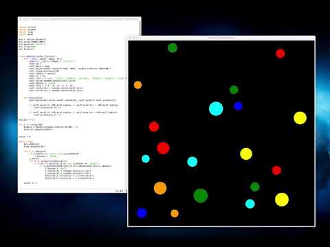 Multiple object collisions/interactions in python 3 and turtle