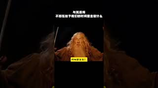 与其后悔，不如在给予我们的时间里去做什么 #影视 #指环王 #thelordoftherings