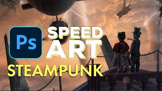 STEAMPUNK SPECIAL - Encreate competition entry - Photoshop Speedart