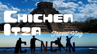Travel with mi vlog 🇲🇽 | Chichen Itza | 馬雅文明、金字塔、粉紅蝴、火鶴鳥、天坑