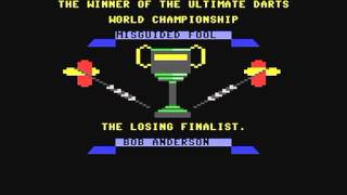 Commodore 64: John Lowe's Ultimate Darts game ending by Gremlin Graphics