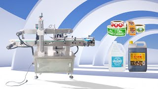 Automatic Seasoning Vinegar Barrel Single sided Labeling Machine