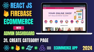 Build Ecommerce App with React And Firebase | Category Page | React Projects For Beginners #31