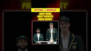 WTC Awards List 🤑 Prize Money