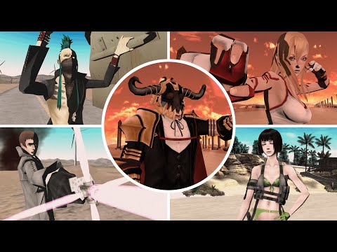 No More Heroes - All Bosses (No Damage)
