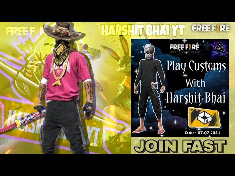 Play Live custom with Harshit Bhai | Only with Subscriber 😇