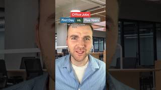 Office Jobs: First Day vs. Five Years In (pt 10) #officejobs #firstjob #officelife