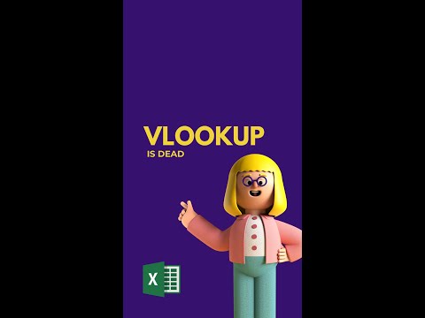 Vlookup is dead II Use this function II