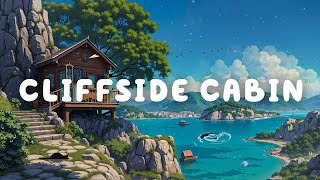 Cliffside Cabin Lofi 🏡 A Starry Night & A View of the Bay ✨ #CabinLofi #StarryNight