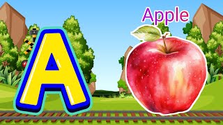 ABC'S Song | Phonics Song | A For Apple | Nurseryrhymes | Abcdefghijklmnopqrstuvwxyz
