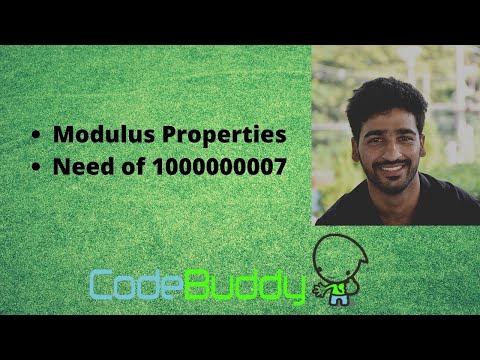 (7/7) Modulus by 1000000007 | Number Theory | Competitive Programming