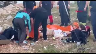 13.04.2024 -DailyBuzz-A cable car carrying tourists collapsed in Antalya, Turkey.