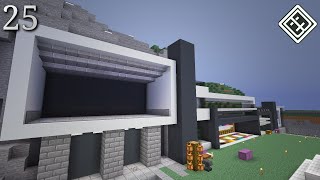 Building Modern Facade! | Minecraft 1.15.2 | BlockHeads - 25